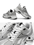 ⁠Tenis Deportivos Reebok Retro Runner Y2K – Metallic Silver con Suela Chunky⁠