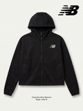 Chaqueta Deportiva New Balance con Capucha Full Zip – Mujer Negra (Talla M)
