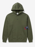 Buzo con Capucha Reebok Hombre – Verde Militar con Logo Minimalista Central