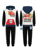 Conjunto Infantil Disney Pixar Cars 2 Piezas – Sudadera con Capucha & Jogger Racing