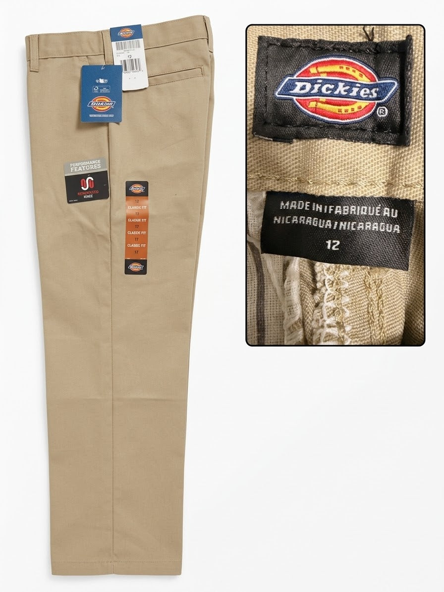 Pantalón Clásico Dickies Boys – Resistente al Desgaste (Slim / Classic / Cargo)
