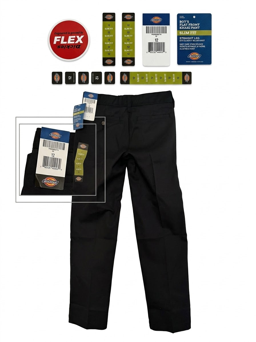 Pantalón Clásico Dickies Boys – Resistente al Desgaste (Slim / Classic / Cargo)